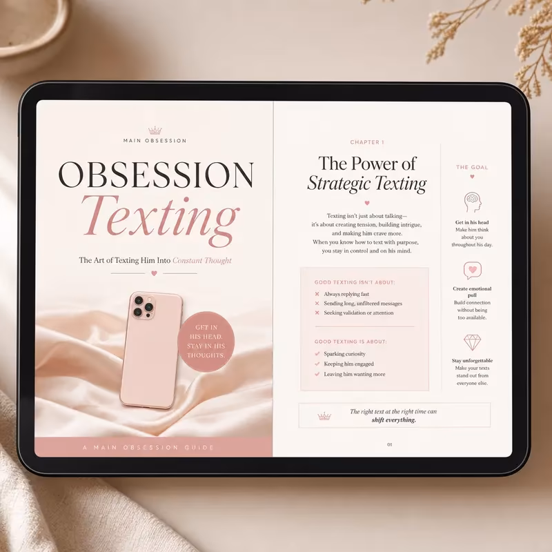 Main Obsession Texting Guide PDF