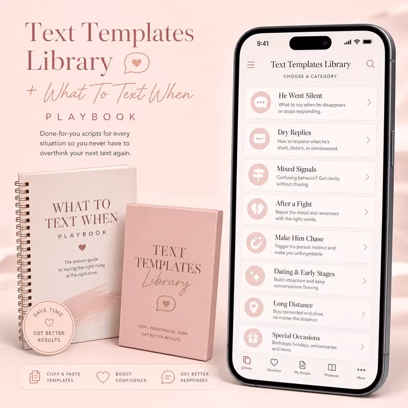 Text Templates Library + 'What To Text When' Playbook