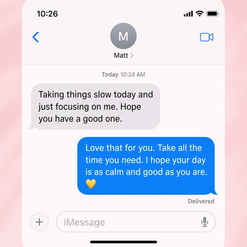 He replied within 20 minutes