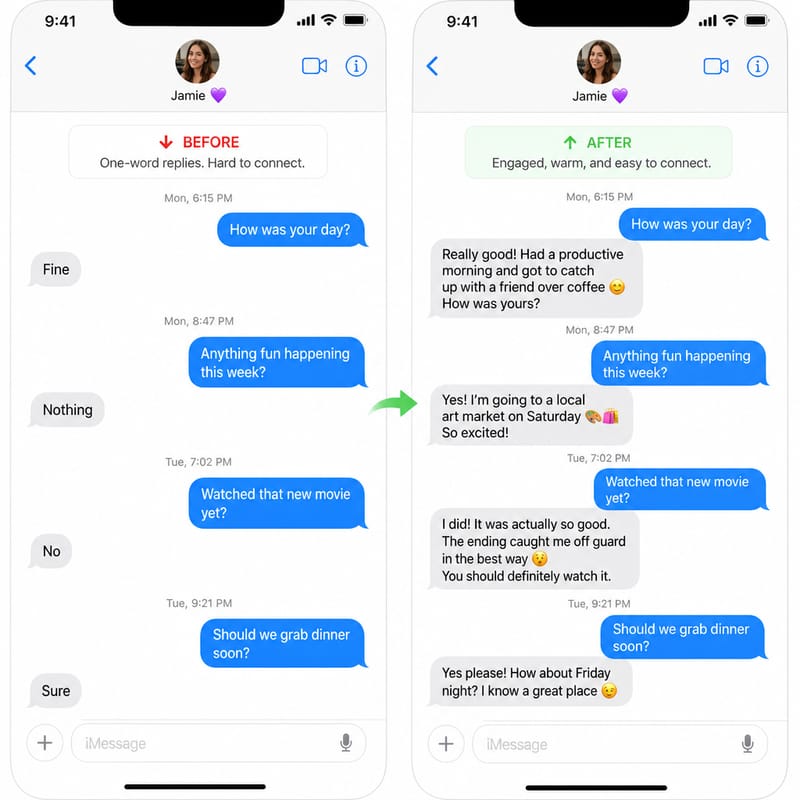 From dry to flirty