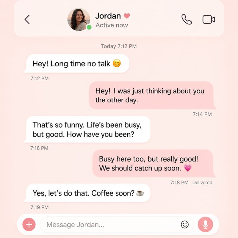 Post-breakup reconnect